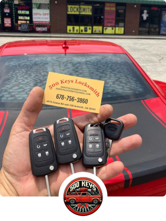 Auto Key Replacement near Adairsville